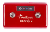 AirTurn BT200S Customizable Wireless Footswitch, 2-Switch Foot Controller -P.O.P.